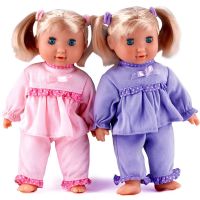 Dolls World - Spiaca bábika Adélka a Barborka 25 cm - 2 druhy