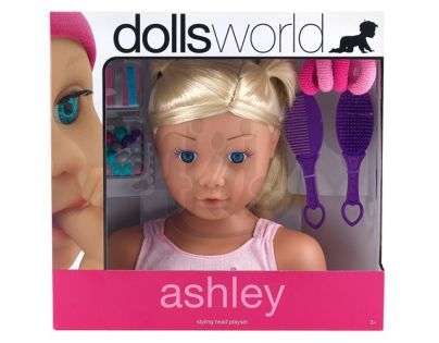Ashley - česací hlava - Blondýnka