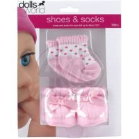 Dolls World Topánky a ponožky - Ružové topánočky 2