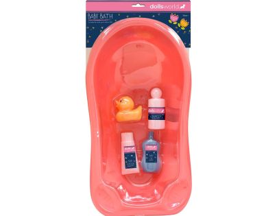 Dolls World Kúpeľný set pre bábiky 46 cm s vaničkou a doplnkami