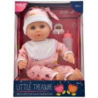 Dolls World Bábätko Little Treasure PINK - 38 cm 3