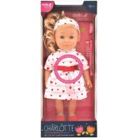 Dolls World Módna bábika Charlotte - 36 cm: Ružová srdiečková princezná 3