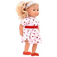 Dolls World Módna bábika Charlotte - 36 cm: Ružová srdiečková princezná 2