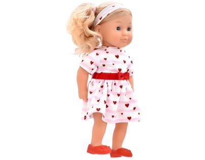 Dolls World Módna bábika Charlotte - 36 cm: Ružová srdiečková princezná