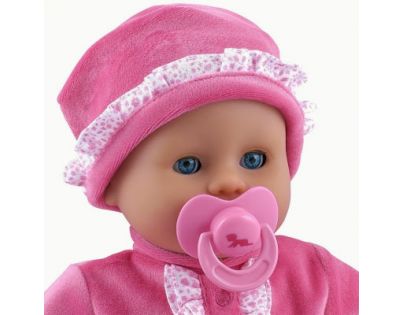 Dolls World Panenka Little Treasure 38 cm růžový obleček