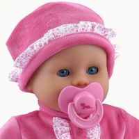 Dolls World Panenka Little Treasure 38 cm růžový obleček 2