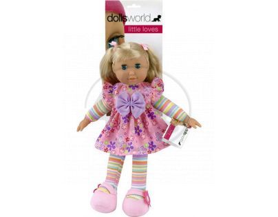 HM Studio 378568 - Panenka na kartě Lucy 36 cm, asst.2 - Růžová