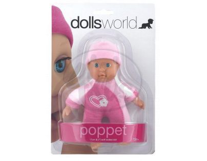 Dolls World Panenka Poppet 17cm - Čepička