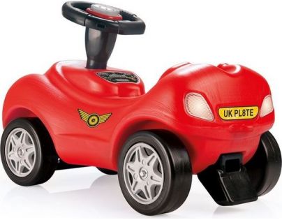 Dolu Odrážadlo pretekárske auto červené