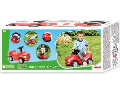 Dolu Odrážadlo pretekárske auto červené