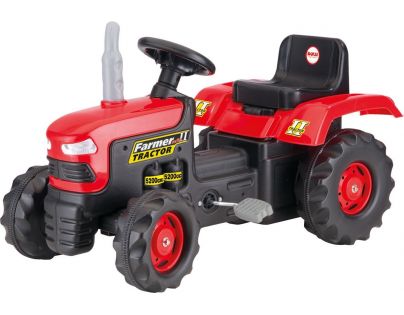 Dolu Veľký šliapací traktor červený
