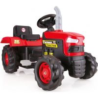 Dolu Veľký šliapací traktor červený 2