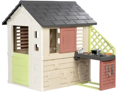 Smoby Domček Life Nature s kuchyňou