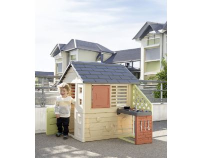 Smoby Domček Life Nature s kuchyňou