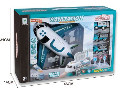 Doprava lietadlo - garáž