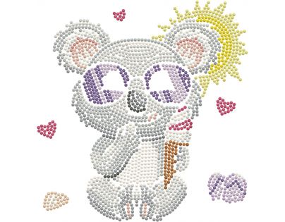 Dotzies Diamantové maľovanie Koala so zmrzlinou