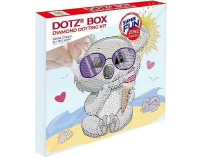 Dotzies Diamantové maľovanie Koala so zmrzlinou