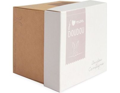 Doudou Darčeková sada Medvedík s muchláčikom 10 cm