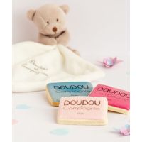 Doudou Darčeková sada Medvedík s muchláčikom 10 cm 2