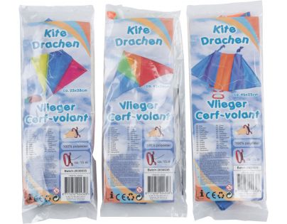 Teddies Šarkan lietajúci nylon farebný