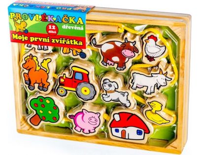 Drevená Prevliekačka Moje prvé zvieratká