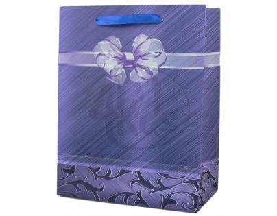 Dárková taška mašle malá - Fialová