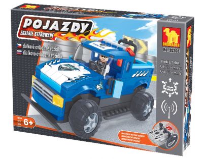Dromader 20206 Auto RC Policie na vysílačku na baterie 221ks