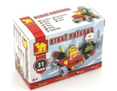 Dromader Stavebnice Hasiči Auto 31 dílků
