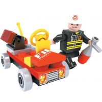 Dromader Stavebnice Hasiči Auto 31 dílků 2