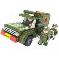 Stavebnice Dromader Vojáci Auto Jeep 22409 2