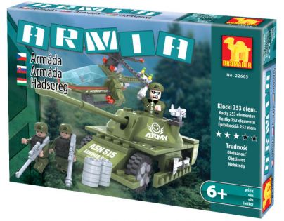 Dromader 22605 Vojáci Tank + Vrtulník 253ks