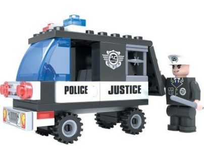Dromader Stavebnice Policie Auto 58 dílků