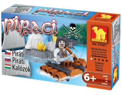 Stavebnice Dromader 27201 Piráti 48ks