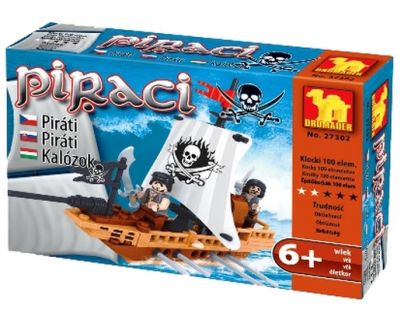Dromader Stavebnice Piráti 100ks