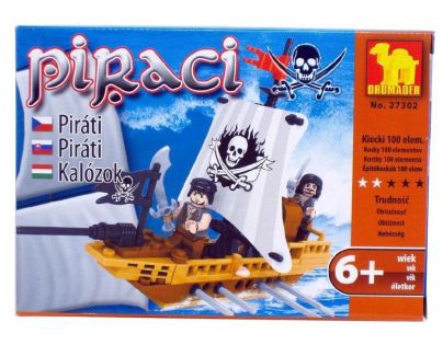 Dromader Stavebnice Piráti 100ks