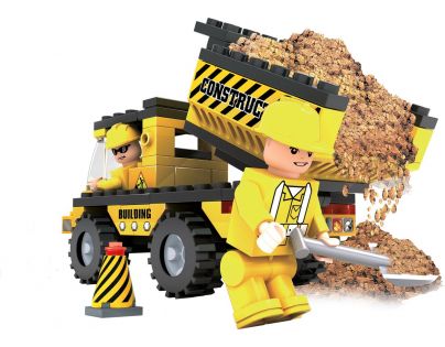 Dromader Stavebnice Auto Sklápěč 115 dílků