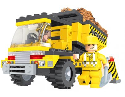 Dromader Stavebnice Auto Sklápěč 115 dílků