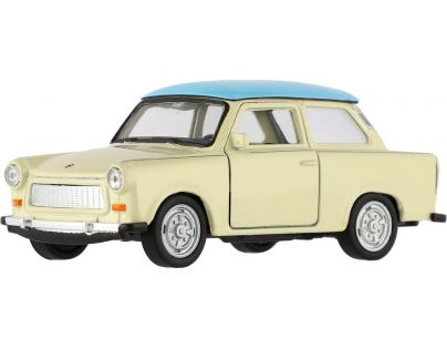 Dromader Auto Welly Trabant 601 Klasic 11cm 1 : 34 béžový s modrou střechou