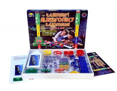 Teddies Tajemství elektroniky Auto loď 50 experimentů