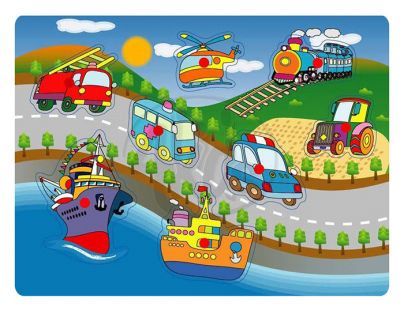 Dromader Vkládačka dřevěná dopravní prostředky