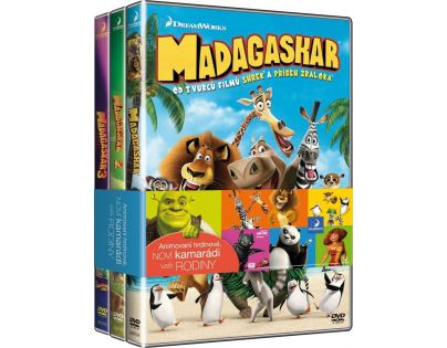 Bontonfilm DVD 3x DVD Madagaskar 1-3