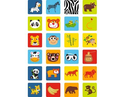 Dvěděti Jenga so zvieratkami