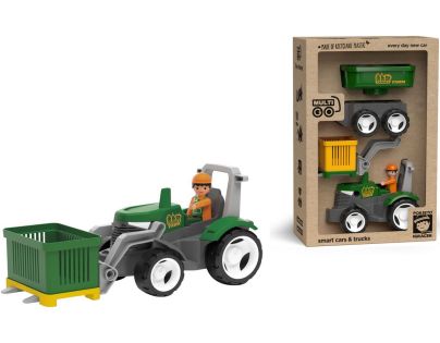 Eco MultiGO Farm 2+1 Igráček farmár, traktor s prívesom