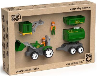 Eco MultiGO Farm set Figúrky Igráčkov farmárov s traktorom