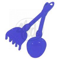 Ecoiffier 0169 - Lopatička a hrabičky pláž 30 cm, 2 druhy 2