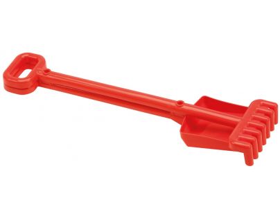 Ecoiffier Lopatička a hrabičky 52 cm - Červená