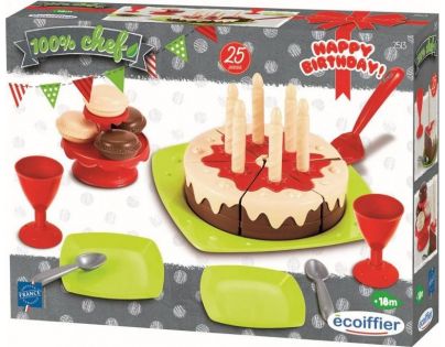 Ecoiffier Narodeninová torta s príslušenstvom