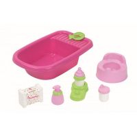 Ecoiffier Nursery vanička, nočník a přísušenství pro panenku, 32 cm Ecoiffier Nursery vanička, nočník a přísušenství pro panenku, 32 cm