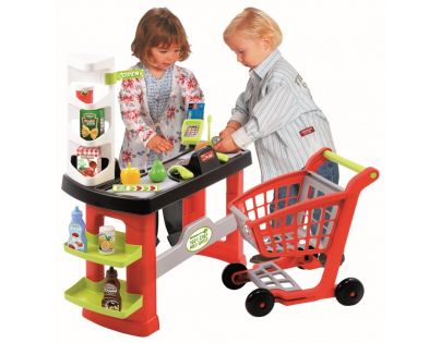 Ecoiffier Supermarket s vozíkem