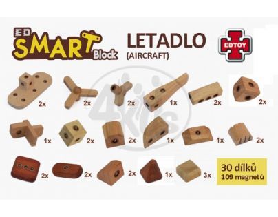 Edtoy Stavebnice SmartBlocks Aeroplán